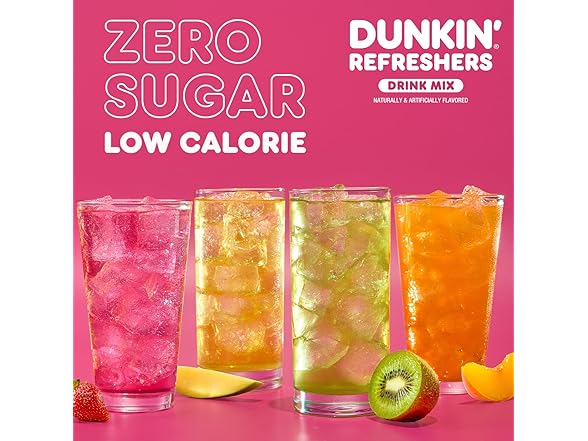 10CT Dunkin’ Zero Sugar Refreshers Singles To Go!
