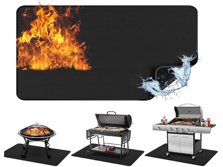 Under Grill Mats for Outdoor Grill