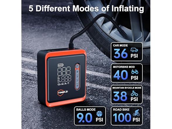 Tire Inflator 150 PSI Auto Shut-Off