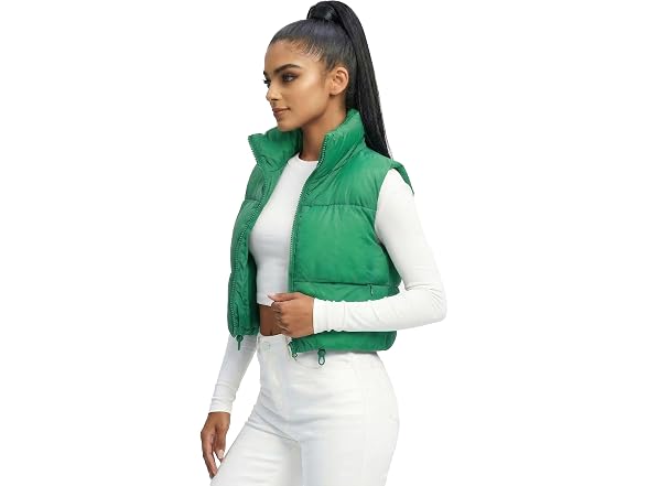 Fuinloth Women (XS) Car Coat Bright Green