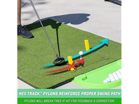 GoSports 5 ftx4 ftPRO Golf Practice Hitting Mat - Gallery 5