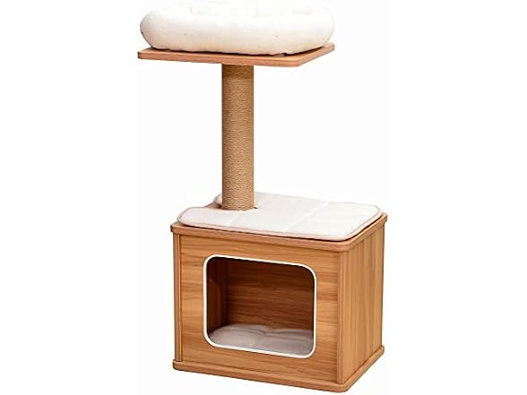 Catry 30" High Cat Play House Condoo with Cat Perch