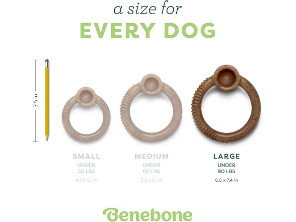 Benebone Ring Durable Dog Chew Toy