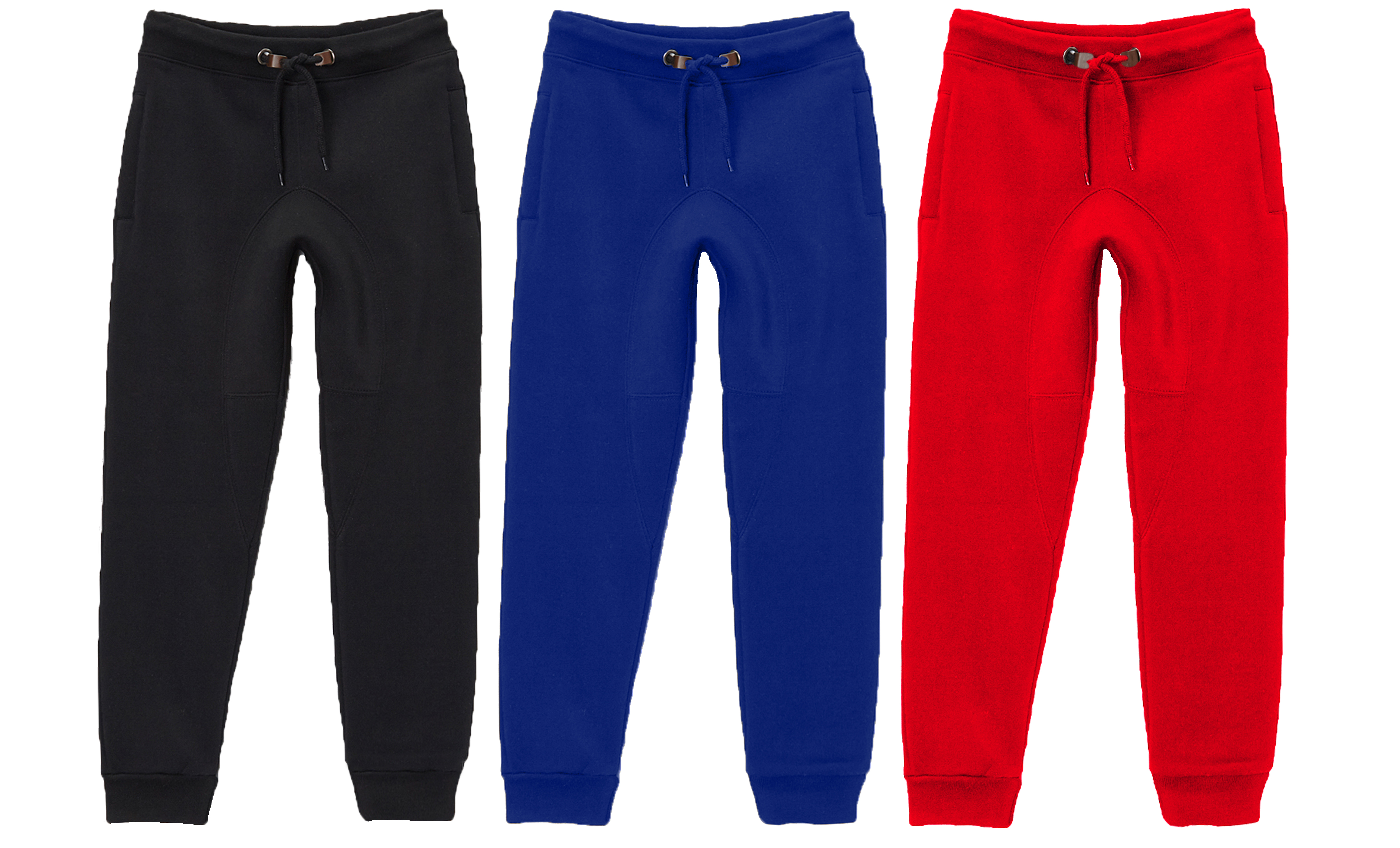 Boys 3PK Fleece Jogger Sweatpants - Gallery 11