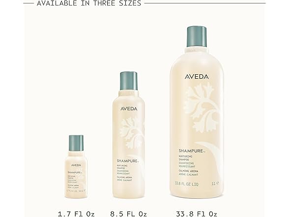 2PK Aveda Shampure Nurturing Shampoo, 8.5 oz