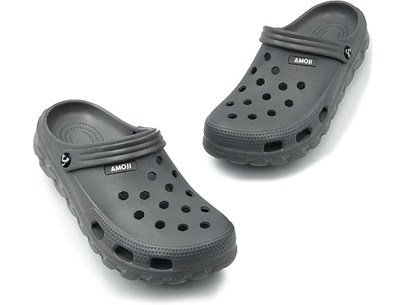 Amoji Gardening Shoes Unisex Clogs