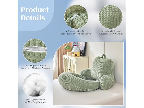 PAJEO 19" U-Shaped Reading Pillow