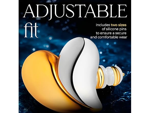 Vio Berk 18K Gold Plated Heart Earrings