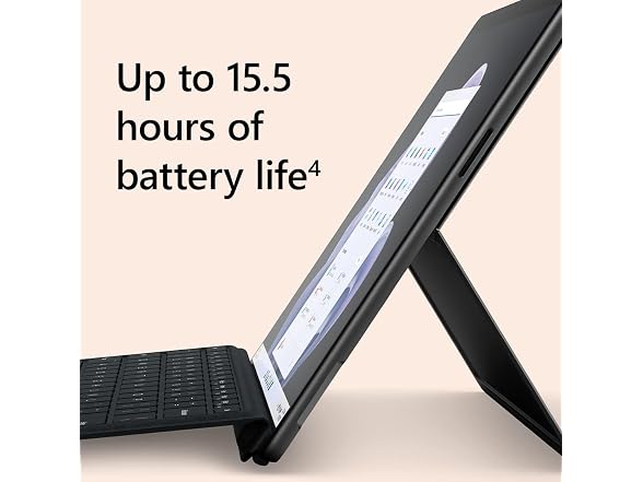 Microsoft Surface Pro 9 (2022), 13\" 2-in-1 Tablet & Laptop, Thin & Lightweight, Intel 12th Gen i5 Fast Processor for Multi-Tasking, 8GB RAM, 256GB Storage with Windows 11, Graphite Microsoft Copilot (Open Box)