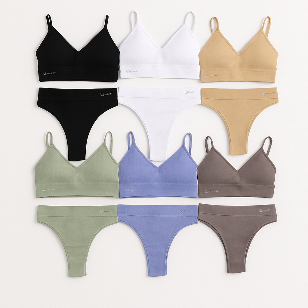 6-Pk Talmont Seamless Bra & Panty - Gallery 5