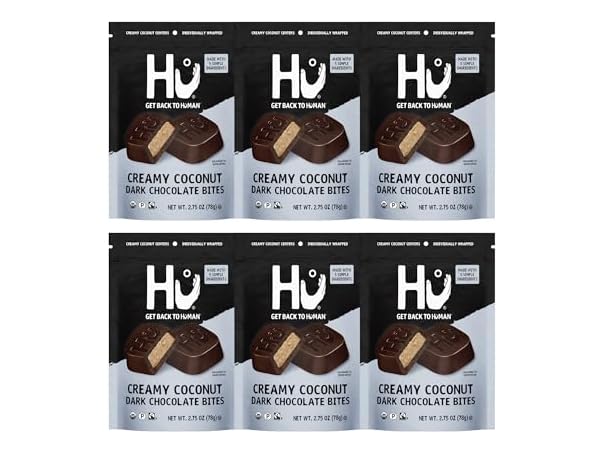 $23.99, Was $40.45, 40% Off! Hu Creamy Coconut Dark Choc Bites 6pk dealfomo