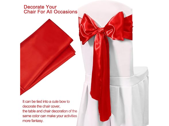 5 Pack Red Satin Table Runner 12 x 108 Inch