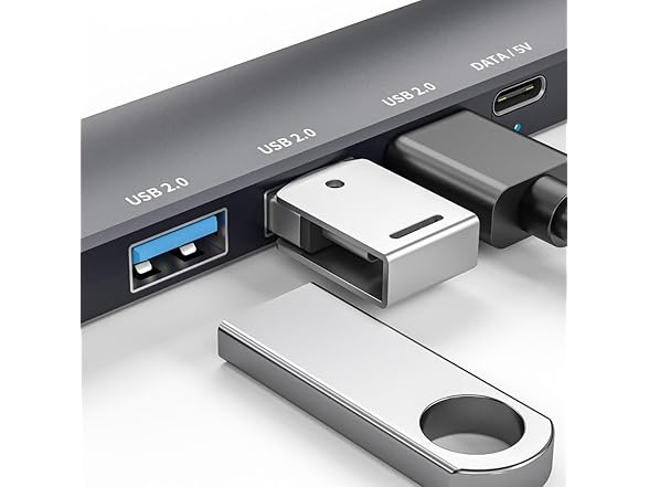 MOBKAJUI 5-Port USB-C 3.0 Hub