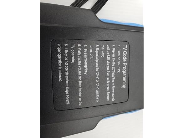 Comcast RT-U27B Big Button Remote
