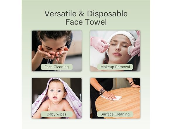 Unifree Facial Towels I Towelettes I Dry Wipes