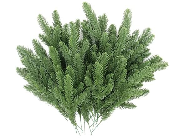 Hananona 50 Pcs Artificial Pine Needles 