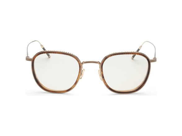 Gold Tuscany Tortoise/Demo Lens Blue Block