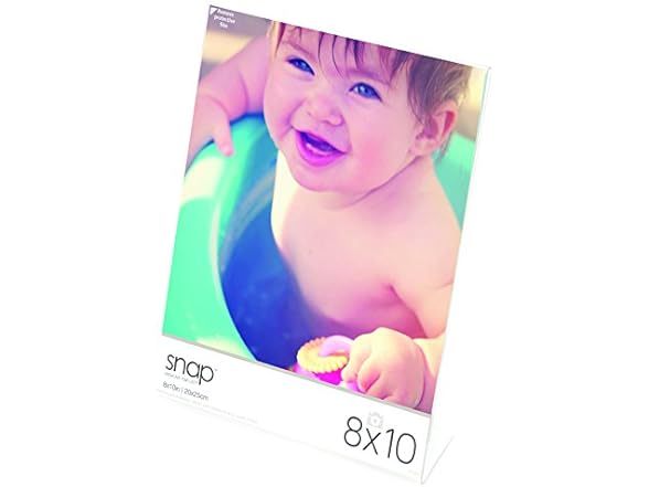 SNAP 8x10 Clear Acrylic Self Standing