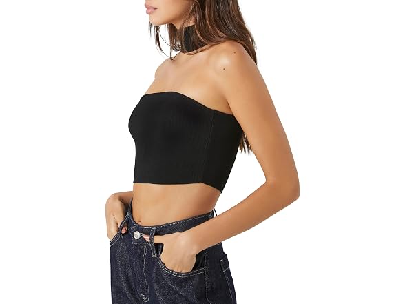 Forever 21  (XS) Sweater-Knit Choker Crop Top