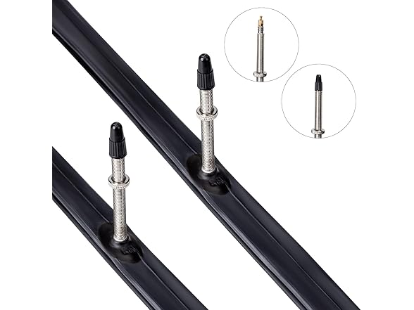 700C Bike Tubes, 6-Pack, Presta Valve