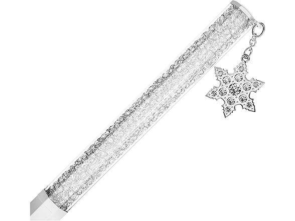 Swarovksi Crystalline ballpoint pen, Octagon shape, Snowflake, White, White lacquered (Open Box)
