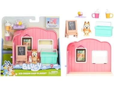 $10.44, Was $16.68, 37% Off! Bluey Mini Playsets Ice Cream Shop Set dealfomo
