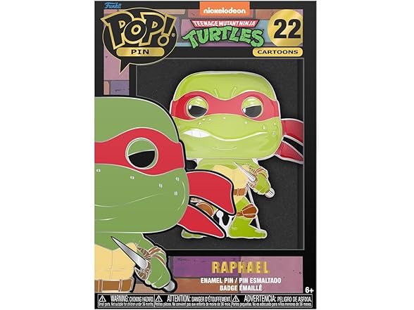 Funko TMNT Raphael Glow Dark Pin