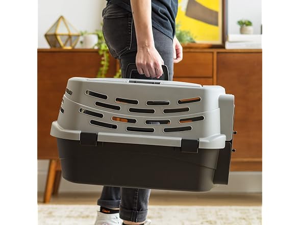 IRIS USA Pet Carrier, 23" Cat & Dog Carrier