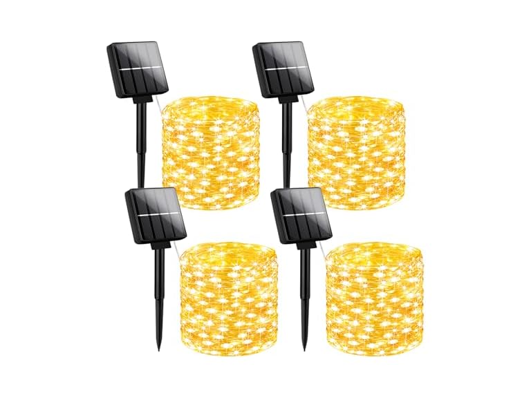 Brightever KN00001 Solar Fairy Lights, 4-Pack