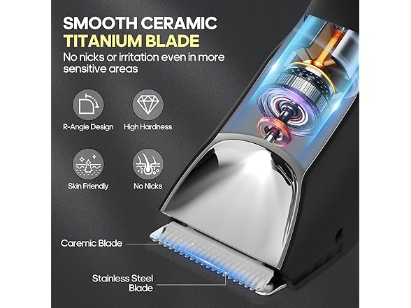 Electric Body Hair Trimmer Shaver