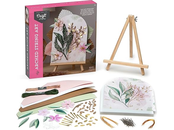 Craft Crush DIY String Art Craft Kit