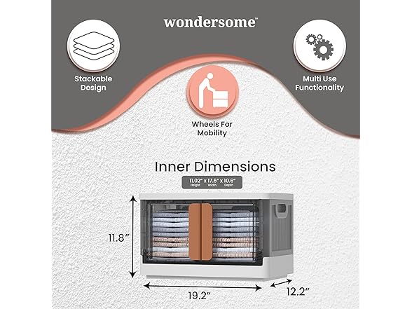Wondersome Collapsible Storage Bin