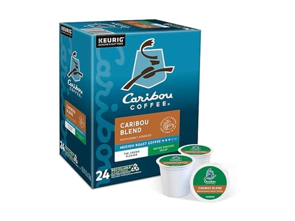 Caribou Blend Decaf K-Cups, 96ct