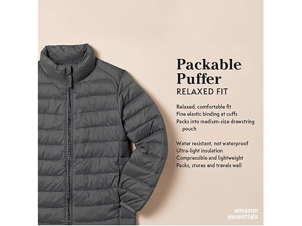 Amazon Essentials Boys Puffer Jacket