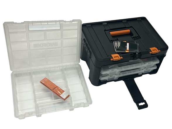 Worx Stack N' Roll 3-Drawer Storage Organizer-2PK