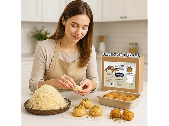 Kataifi Shredded Fillo Dough 3.5 Oz for Dubai Chocolate