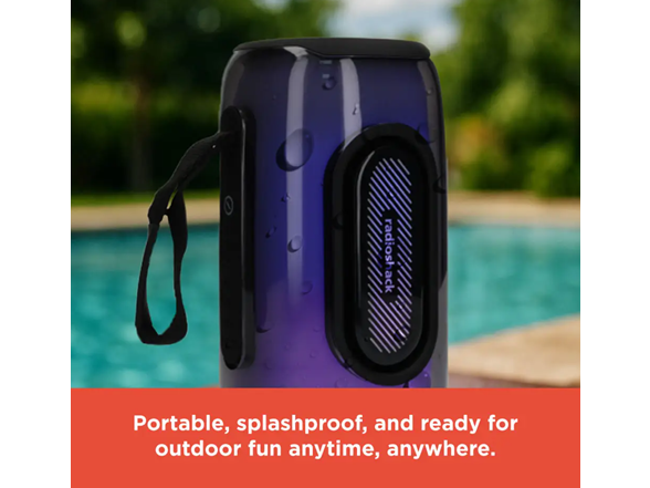 RadioShack 10W Wireless Bluetooth Speaker with 360 Lighting