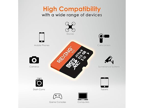 RexingUSA 512GB MicroSD Card - 512GB