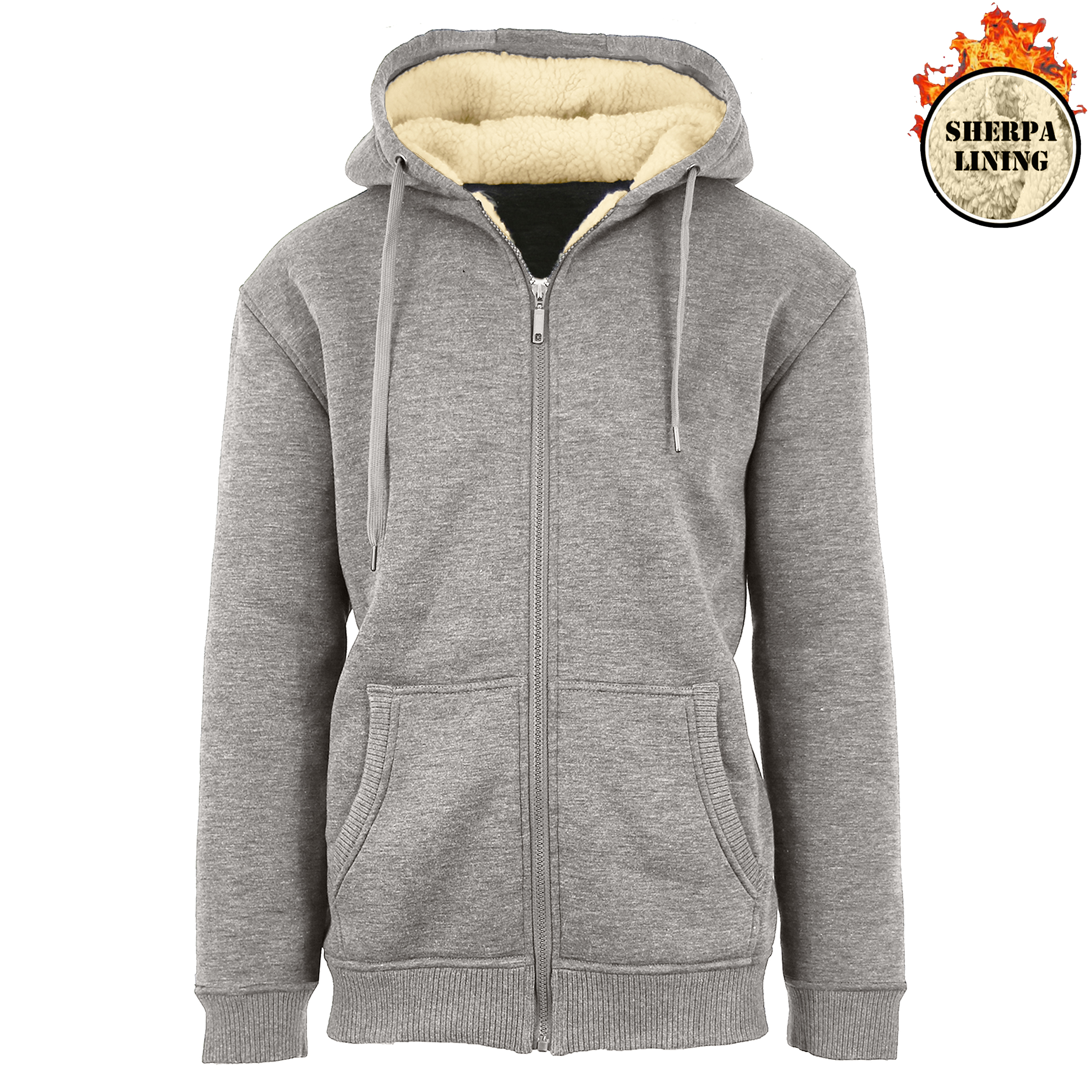 Super Heavyweight Sherpa Zip Hoodie (1 or 2pk) - Gallery 15