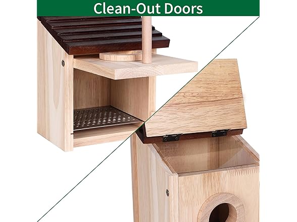 KZAIONE Bird House for Outside