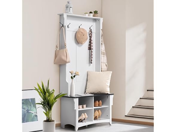 Hall Tree Entryway Bench