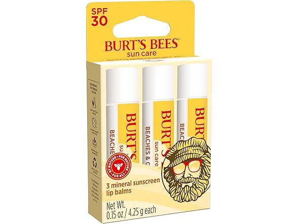 Burts Bees Beaches And Cream Lip Balm