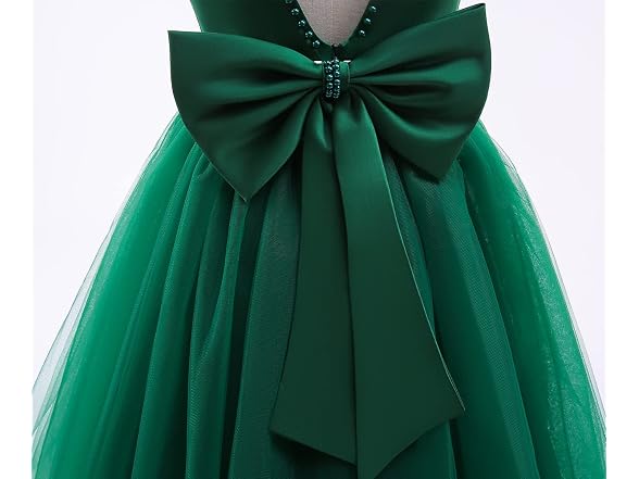 TTYAOVO Kids (6-7 Ye) Girls Flower Bead Wedding Dr