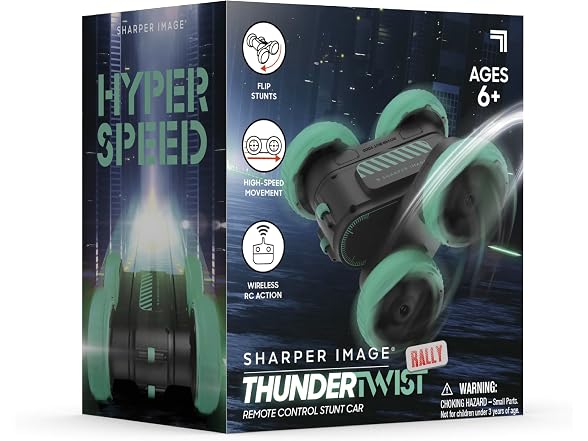 Sharper Image Thunder Twist Rally - RC Stunt Car