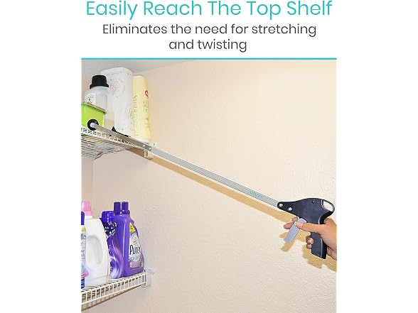 Vive Suction Cup Grabber Reacher 32in