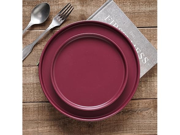 Stone Lain 24-Pc Dinnerware Set, Purple
