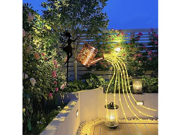 Neeenn Fairy Garden Stake with Solar Watering