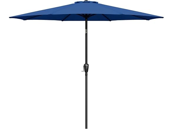 Simple Deluxe 7.5' Patio Umbrella, Blue - Gallery 7