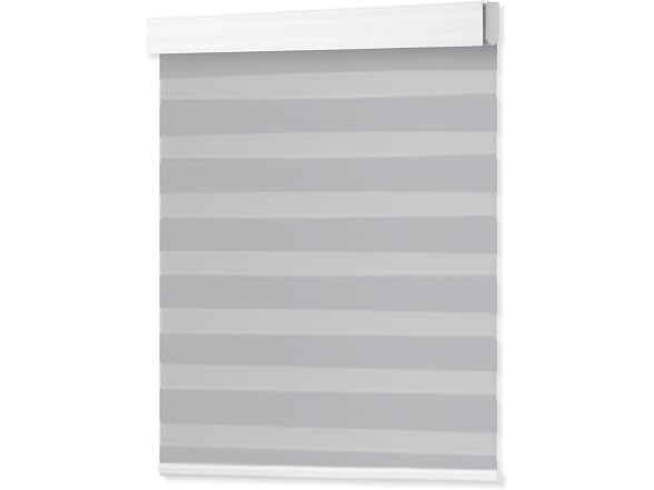DENFOON Motorized Zebra Blinds 72"L x 29"H