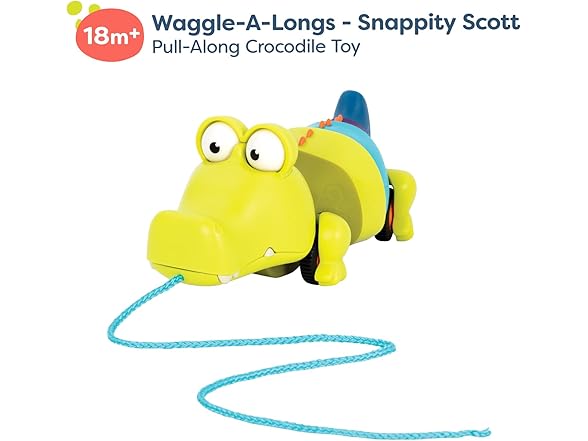 B. toys – Waggle – A – Longs – Pull Along Interactive Toy